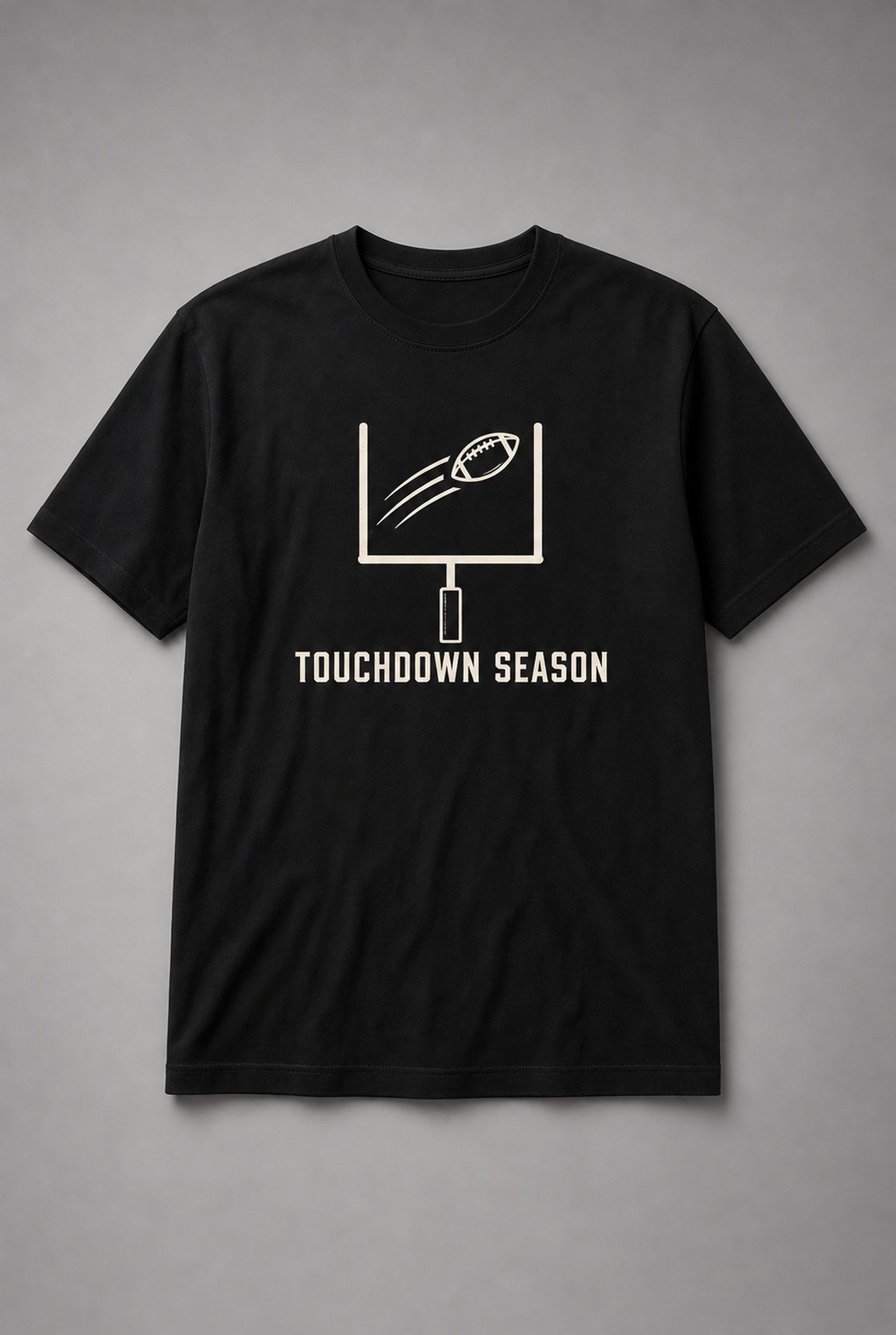Touchdown Season Goalpost Unisex T-Shirt - Black